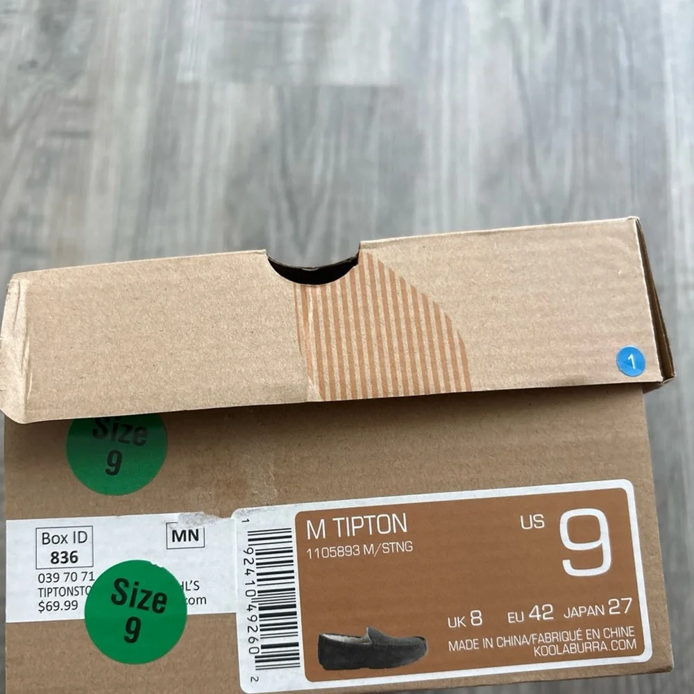 Koolaburra UGG Tipton Suede Slippers Size 9 NIB